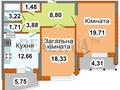 квартира за адресою Олександри Екстер вул. (Марини Цвєтаєвої), 9