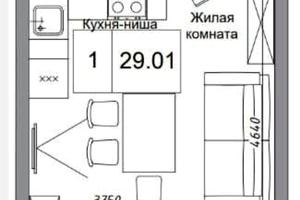 квартира по адресу Спрейса ул., 1