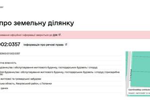 ділянка за адресою 