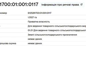 участок по адресу 