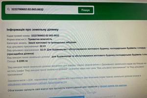 участок по адресу Шевченка