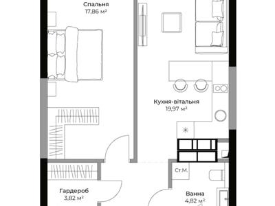квартира за адресою Антоновича вул. (Горького), 136