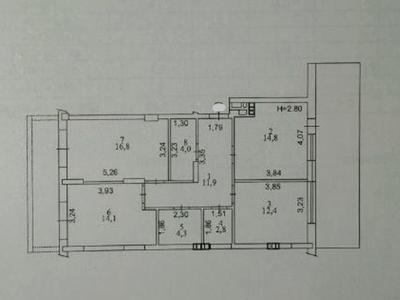 квартира по адресу Набережно-Рыбальская дорога ул., 9