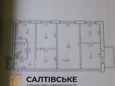 квартира за адресою Амосова вул. (Корчагінців), 13