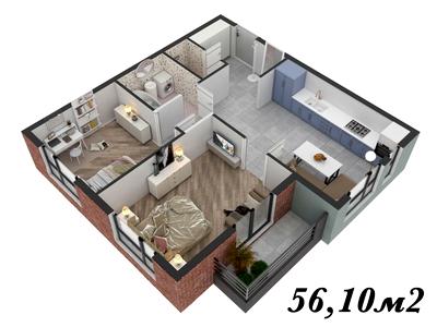 квартира за адресою Бориса Тлехаса вул., 7
