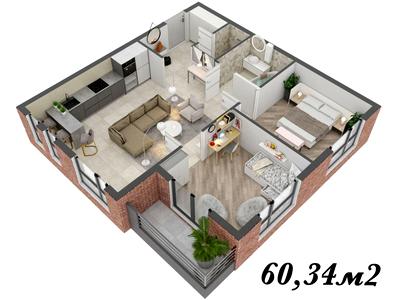 квартира за адресою Бориса Тлехаса вул., 7