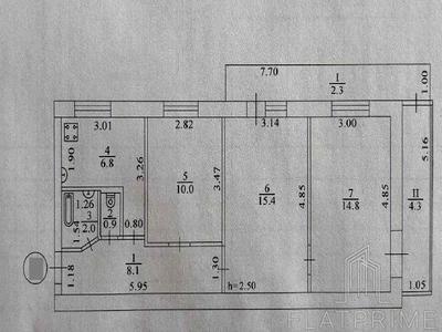квартира по адресу Рокоссовского маршала просп., 4-А