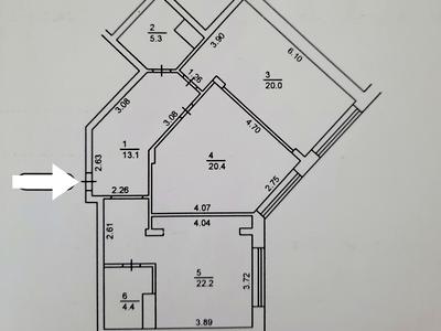 квартира за адресою Київ, Патріарха Мстислава Скрипника вул., 40