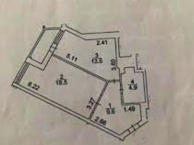 квартира за адресою Миколи Бажана просп., 1-М