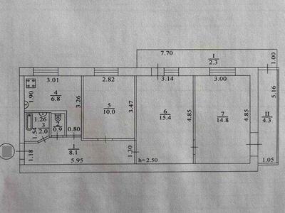 квартира за адресою Маршала Рокосовського просп., 4-А