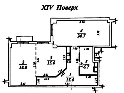 квартира по адресу Жемчужная ул., 3