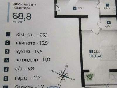 квартира по адресу Молодіжна, 148