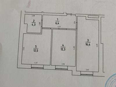 квартира за адресою првулок Грушевського, 12