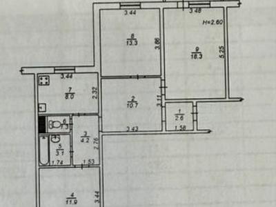 квартира по адресу Чернобыльская ул., 22