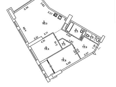 квартира за адресою Берестейський просп. (Перемоги), 11 к2