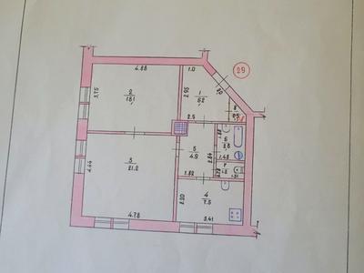 квартира за адресою Самар (Новомосковськ), Площа Героїв, 16