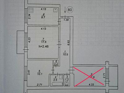 квартира по адресу Стадионная ул., 13