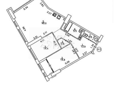 квартира за адресою Берестейський просп. (Перемоги), 11 к2