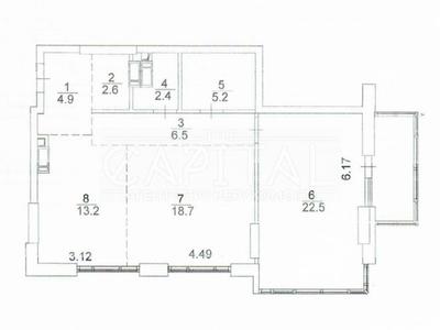 квартира за адресою Андрія Верхогляда вул. (Михайла Драгомирова), 1-20а