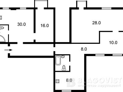 квартира по адресу Костёльная ул., 11