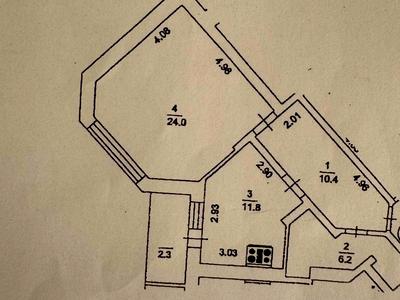 квартира по адресу Миколы Бажана просп., 12