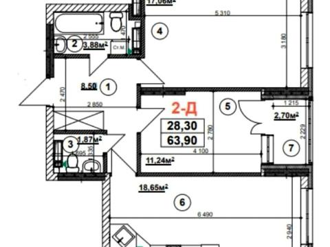 квартира по адресу Урловская ул., 4