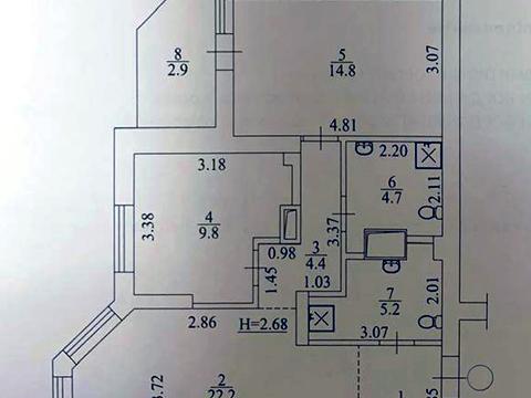 квартира по адресу Олены Пчилки ул., 8
