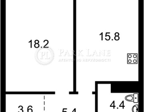 квартира за адресою Андрія Верхогляда вул. (Михайла Драгомирова), 15-Б