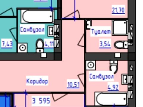 квартира за адресою Лазурна вул. (Гайдара), 2б, к.2