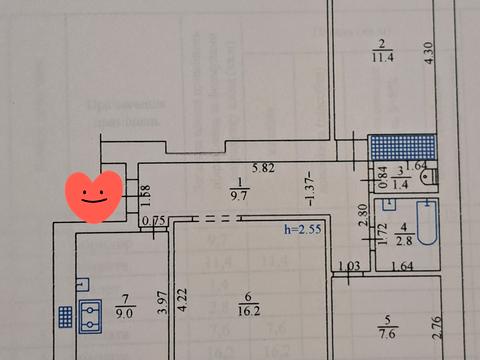 квартира по адресу Лейтенанта Днепрова набережная ул., 46