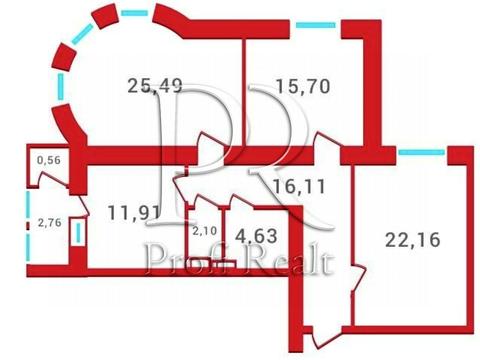квартира по адресу Новомостицкая ул., 15
