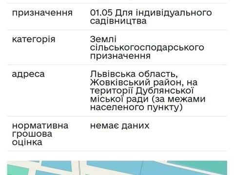 ділянка за адресою 