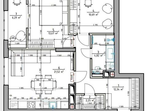 квартира за адресою Дніпровська набережна вул., 20-А