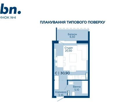 квартира по адресу Бастіонна ул., 6