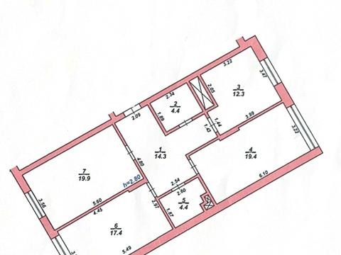 квартира за адресою Панаса Мирного вул., 16/1