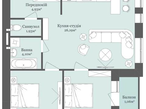 квартира по адресу Легоцкого ул., 64