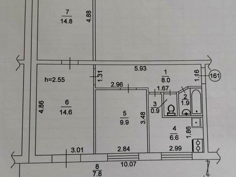 квартира по адресу Ореста Левицкого ул. (Академіка Курчатова), 8
