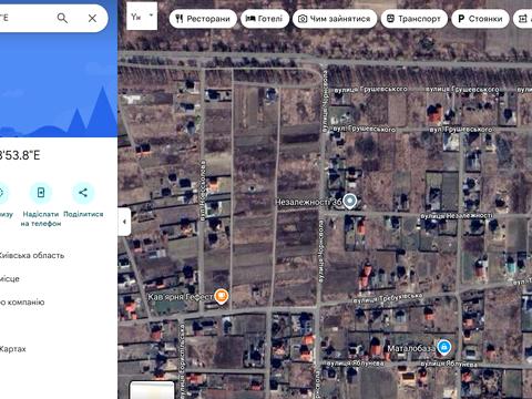 ділянка за адресою с. Княжичі, Незалежності