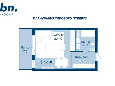 квартира по адресу Бастіонна ул., 1