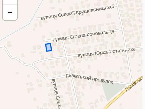 участок по адресу Коновальця, 47