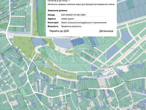 участок по адресу Київська