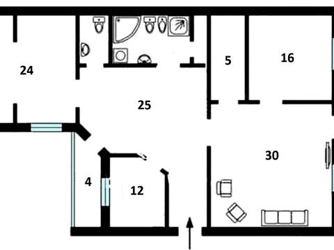 квартира за адресою Шота Руставелі вул., 34