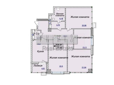 квартира за адресою Андрія Верхогляда вул. (Михайла Драгомирова), 17-В
