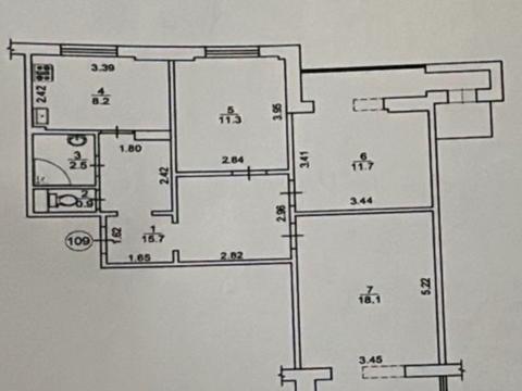 квартира по адресу Червоной Калины просп. (Владимира Маяковского), 61