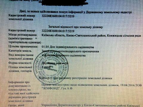 ділянка за адресою 