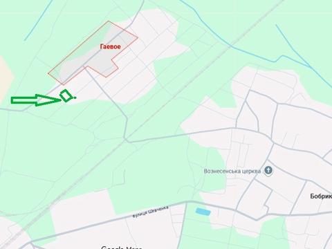 участок по адресу Коцюбинського