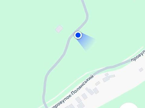 участок по адресу Полянський