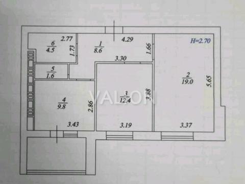 квартира по адресу Святошинская ул., 60