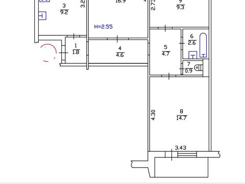 квартира по адресу Вахтанга Кикабидзе ул. (Булгакова), 15