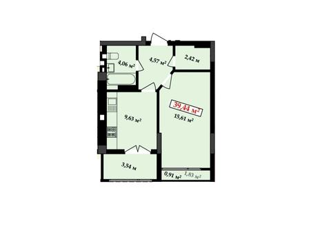 квартира по адресу Кобилянська, 22